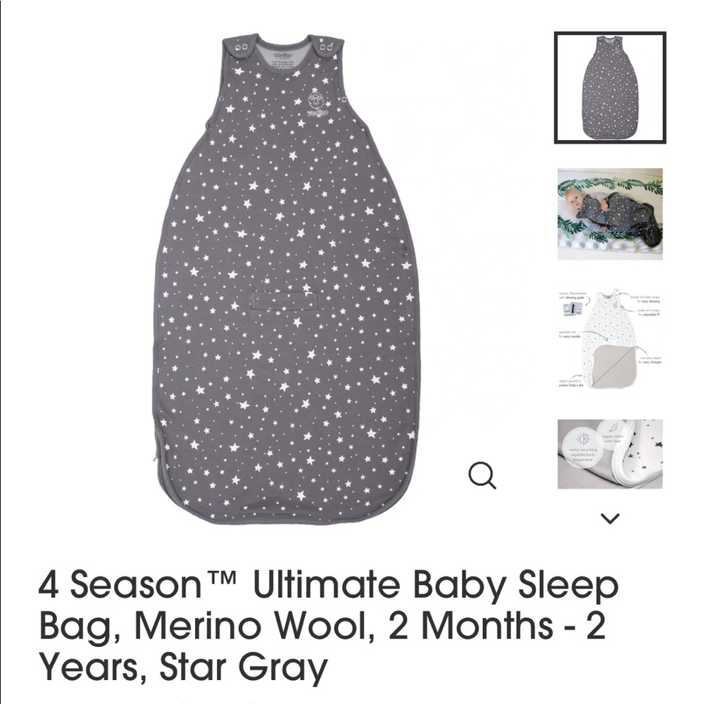 woolino 4 season ultimate baby sleep bag